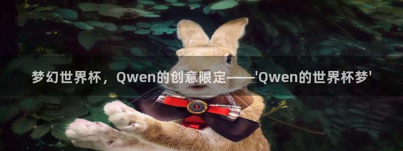 世界杯第一场比赛:梦幻世界杯,Qwen的创意限定——\'Qwen的世界杯梦\'